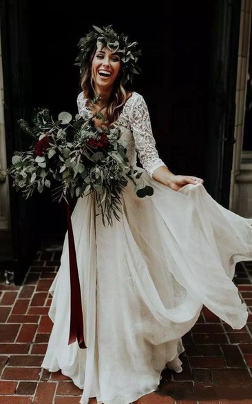 Bohemian wedding dress under 200 best sale