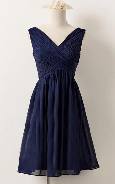 friends bridesmaid dress Ever-Pretty Flowing Round Neckline Chiffon Pleated A-Line Summer Formal Wedding Guest Dress main image 1