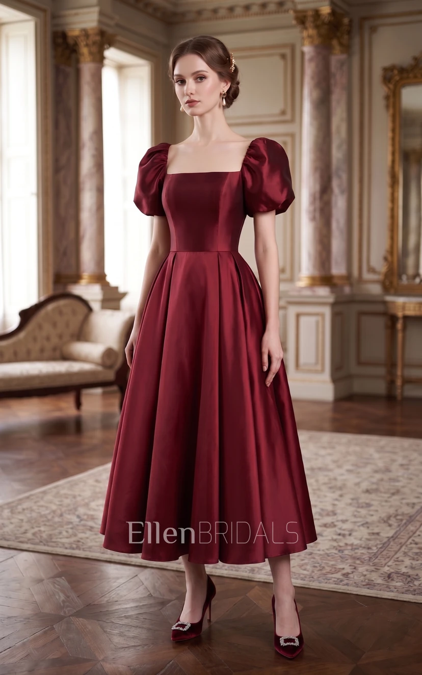 dress with short sleeves formal Ever-Pretty Sequin Short Sleeves A-Line Chiffon Formal Dress